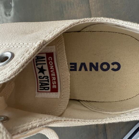 Converse Unisex Natural Ivory Chuck Taylor All Star Canvas Sz 9 - Picture 4 of 16